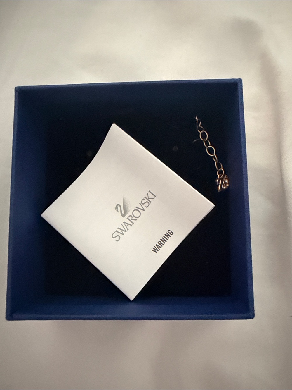 Swarovski gold 18k bracelet crystal heart, comes in a original box